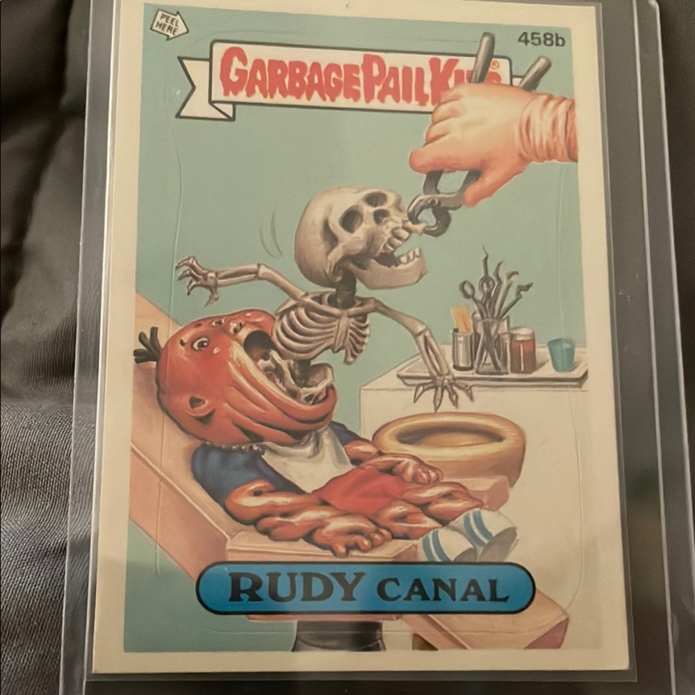 Topps Garbage Pail Kids Rudy Canal Card
